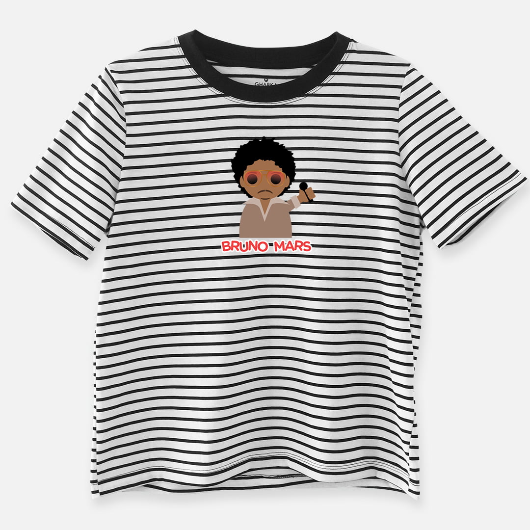 Camiseta Baby look Bruno Mars 