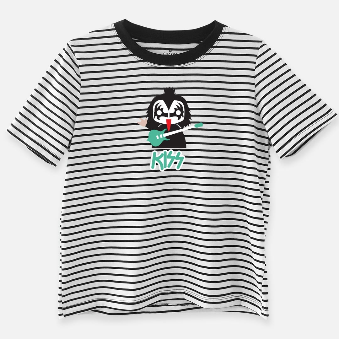 Camiseta Baby look Kiss