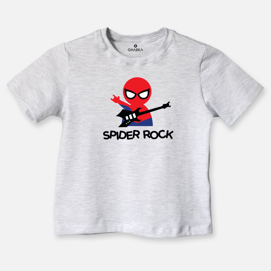 Camiseta Infantil Spider Rock 