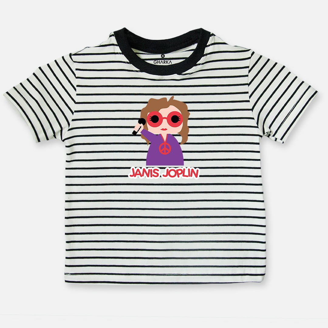 Camiseta Infantil Janis Joplin