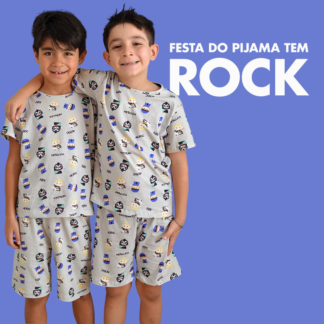 Pijama Ícones do Rock