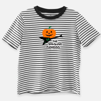 Camiseta Adulto Feminina Listrada The Smashing Pumpkins