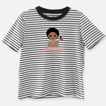 Camiseta Baby look Bruno Mars 