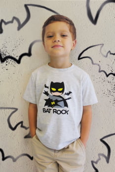 Camiseta Infantil Bat Rock