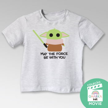 Camiseta Infantil Sem Gênero Yoda