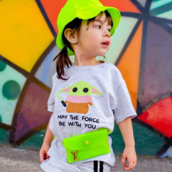 Camiseta Infantil Sem Gênero Yoda