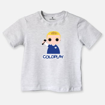 Camiseta Infantil Coldplay