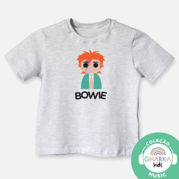 Camiseta Infantil Sem Gênero Bowie