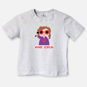 Camiseta Infantil Janis Joplin