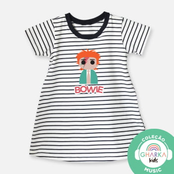 Vestido infantil listrado Bowie