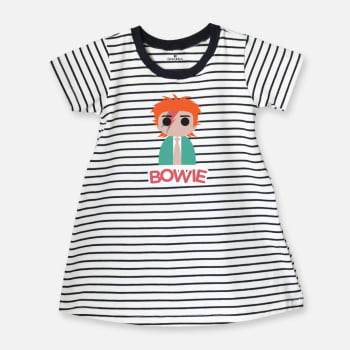 Vestido infantil listrado Bowie