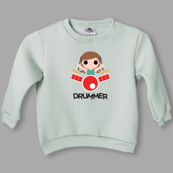 Moletom Infantil Drummer Girl