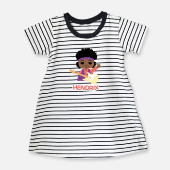 Vestido infantil listrado Hendrix