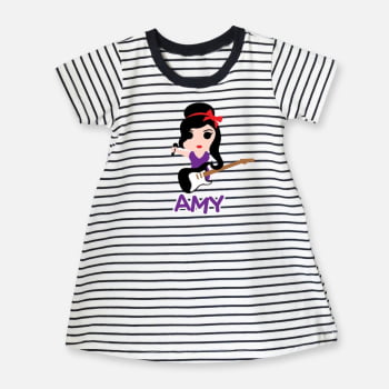 VESTIDO INFANTIL LISTRADO AMY